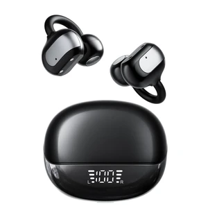 Ultra Open Ear Earbuds,4g Clip On Wireless Headphones for Everyday Comfort | At 4g per earbud, soft silicone air cushions and flexible C-rings ease pressure while the open fit keeps ears feeling free.