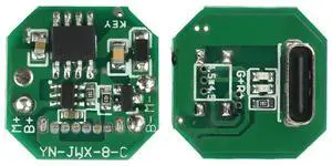 High-Intensity Flashlight Driver Board DC 3.2-4.2V Single-Speed Type C Charging Port Integrated Charging Module for Lighting High-Intensity Flashlight Driver Board DC 3.2-4.2V Single-Speed Type C Charging Port Integrated Charging Module for Lighting