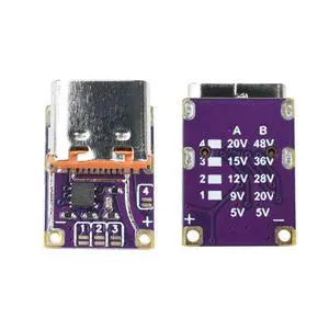 Type-C Fast Charging Trigger PD3.0/QC3.0 Decoy Module 5V-20V Output for DIY Power Bank/Laptop Charger Type-C Fast Charging Trigger PD3.0/QC3.0 Decoy Module 5V-20V Output for DIY Power Bank/Laptop Charger
