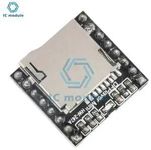 DFPlayer Mini TF MP3 Player Module for Micro SD Card U-Disk IO/Serial Port/AD MP3 Voice Decoder Board for Diymore DFPlayer Mini TF MP3 Player Module for Micro SD Card U-Disk IO/Serial Port/AD MP3 Voice Decoder Board for Diymore