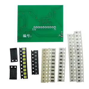 DIY Electronic Kit 1801 SMT SMD Component Soldering Project Practice Suite FM Radio Transmitter Board Module Component Welder DIY Electronic Kit 1801 SMT SMD Component Soldering Project Practice Suite FM Radio Transmitter Board Module Component Welder