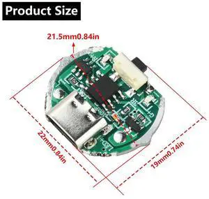 DIY Flashlight Control Motherboard LED Driver Control Board Brightness Charging Protection With Switch Three levels of Dimmer DIY Flashlight Control Motherboard LED Driver Control Board Brightness Charging Protection With Switch Three levels of Dimmer