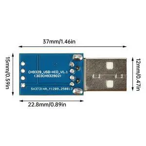 Serial Port To Standard USB Converter Keyboard And Mouse Device CH9329 Module Electronic Component Kit Serial Port To Standard USB Converter Keyboard And Mouse Device CH9329 Module Electronic Component Kit