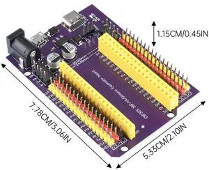 ESP32 ESP32S ESP-WROOM-32 Expansion Board Module Development Board Backboard Compatible with 38PIN ESP32 Development Board ESP32 ESP32S ESP-WROOM-32 Expansion Board Module Development Board Backboard Compatible with 38PIN ESP32 Development Board