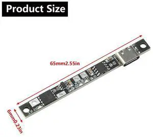 3.7V Ultra-Narrow Ternary Lithium Charging Board 1.2A 4.2V Charger Module Type-C Interface Electronic Kit 3.7V Ultra-Narrow Ternary Lithium Charging Board 1.2A 4.2V Charger Module Type-C Interface Electronic Kit