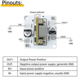 DC 9-14V to 5V Output DC-DC Buck Module 10A High Power Regulator Module Buck Converter Inverter Electronic Kit DC 9-14V to 5V Output DC-DC Buck Module 10A High Power Regulator Module Buck Converter Inverter Electronic Kit