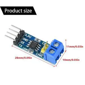 DC 3-3.6V SN65HVD230DR VP230 CAN Board Network Evaluation Development Module For Controller Board DC 3-3.6V SN65HVD230DR VP230 CAN Board Network Evaluation Development Module For Controller Board