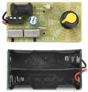 87-108MHz AM/FM Medium Wave Frequency Modulation Two Bands Stereo Digital Tuning Headphone Radio Electronic Component Kit 87-108MHz AM/FM Medium Wave Frequency Modulation Two Bands Stereo Digital Tuning Headphone Radio Electronic Component Kit