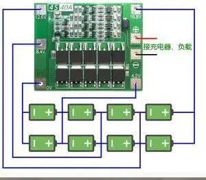 4S 40A Lithium Charger Protection Board BMS For Drill Motor 11.1V 12.6V/14.8V 16.8V Enhance Balance Power Tool 4S 40A Lithium Charger Protection Board BMS For Drill Motor 11.1V 12.6V/14.8V 16.8V Enhance Balance Power Tool