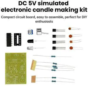 DIY Welding Kit Electronic Candle Lighting And Blow Control Simulation Welder Practice Circuit Board DIY Welding Kit Electronic Candle Lighting And Blow Control Simulation Welder Practice Circuit Board