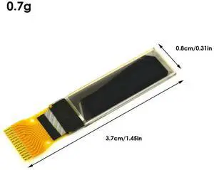 0.69 inch OLED Display Module 14PIN UG-9616TSWCG02 96*16 SSD1306 I2C IIC for TS100 TS08 Electronic Kit 0.69 inch OLED Display Module 14PIN UG-9616TSWCG02 96*16 SSD1306 I2C IIC for TS100 TS08 Electronic Kit