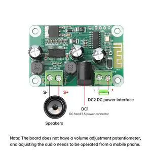 DC 9-25V 30W Bluetooth 5.4 -compatible Audio Power Amplifier Board TWS Amp Module DC 9-25V 30W Bluetooth 5.4 -compatible Audio Power Amplifier Board TWS Amp Module