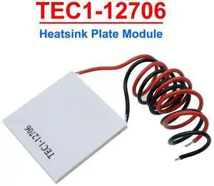 DC12V 60W TEC1-12706 TEC112706 Heat Sink Thermoelectric Cooler Cooling Pad Peltier Plate Module DC12V 60W TEC1-12706 TEC112706 Heat Sink Thermoelectric Cooler Cooling Pad Peltier Plate Module