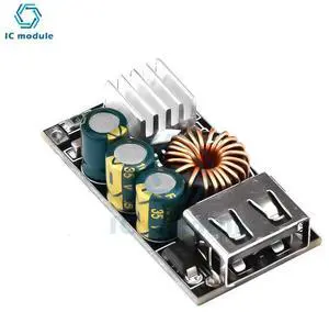 USB Buck Converter DC-DC Step Down Module DC10-30V to 5V QC 3.0 Charging Module Volt Transformer Board USB Buck Converter DC-DC Step Down Module DC10-30V to 5V QC 3.0 Charging Module Volt Transformer Board