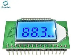 87-108MHz FM Radio Receiver Module LCD Display Microphone Stereo Board Digital Noise Reduction 87-108MHz FM Radio Receiver Module LCD Display Microphone Stereo Board Digital Noise Reduction