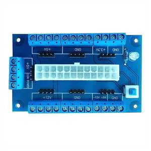 24/20pin ATX DC Power Adapter Board Module Adapter Power Breakout Board Module Adapter DIY Accessories 24/20pin ATX DC Power Adapter Board Module Adapter Power Breakout Board Module Adapter DIY Accessories