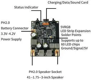 DC 5V TWS Bluetooth Amplifier Module 2 *10W Dual Channel Audio Amplifier Module Type-c Interface DC 5V TWS Bluetooth Amplifier Module 2 *10W Dual Channel Audio Amplifier Module Type-c Interface