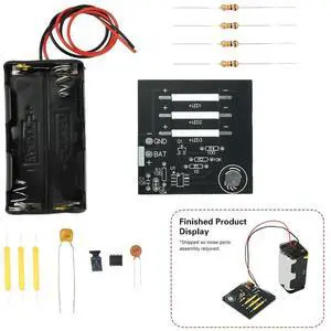 Touch Stepless Dimming Electronic Soldering Kit, Fun Welding Practice Project, DIY Hobbyist Holiday Gift Touch Stepless Dimming Electronic Soldering Kit, Fun Welding Practice Project, DIY Hobbyist Holiday Gift