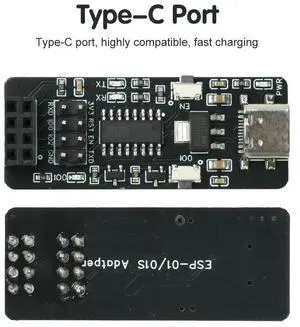 ESP32 ESP-01/01S Transmission Module ESP8266 Serial Port Board Type-C Interface Electronic Kit ESP32 ESP-01/01S Transmission Module ESP8266 Serial Port Board Type-C Interface Electronic Kit