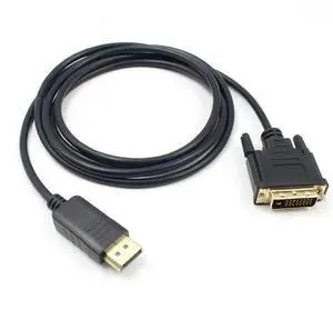 DP Display-port Displayport To DVI Cable 1.8M DP To DVI Adapter Cable Converter Displayport In To DVI 24+1 Out for DP Display-port Displayport To DVI Cable 1.8M DP To DVI Adapter Cable Converter Displayport In To DVI 24+1 Out for