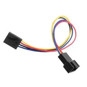 1 Pcs 5Pin To 4Pin Cooling Fan Connector Adapter 18cm Extension Cable Wire for Styles 5 Pin Latch Styles PC Laptop 1 Pcs 5Pin To 4Pin Cooling Fan Connector Adapter 18cm Extension Cable Wire for Styles 5 Pin Latch Styles PC Laptop