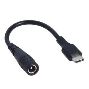 DC Type-c Female To 5.5*2.1 Female Cables 5521 Power Jack DC Power Conector 5.5x2.1 Adapter USB Type C Converter DC Type-c Female To 5.5*2.1 Female Cables 5521 Power Jack DC Power Conector 5.5x2.1 Adapter USB Type C Converter