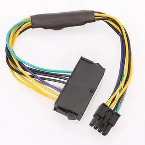 24 Pin To 8 Pin ATX PSU Power Adapter Cable Compatible with Optiplex 3020 7020 9020 Precision T1700 30CM 24 Pin To 8 Pin ATX PSU Power Adapter Cable Compatible with Optiplex 3020 7020 9020 Precision T1700 30CM