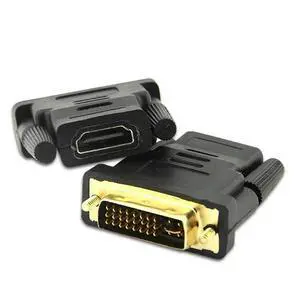 DVI 24+5 To Adapter Cables Plated Plug Male To Female HDMI-compatible To DVI Cable Converter 1080P for HDTV Projector Monitor DVI 24+5 To Adapter Cables Plated Plug Male To Female HDMI-compatible To DVI Cable Converter 1080P for HDTV Projector Monitor