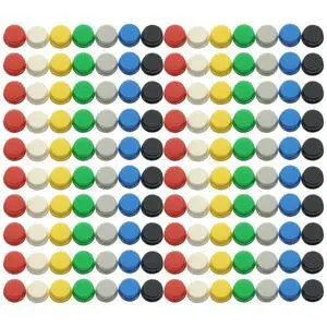 140Pcs Round Tactile Button Caps Kits 9.58*5.1mm for 12*12*7.3mm Micro Tact Switch For 140Pcs Round Tactile Button Caps Kits 9.58*5.1mm for 12*12*7.3mm Micro Tact Switch For