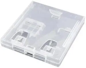 Clear White Protective Cartridge Holder Case For 3DS 2DS Modern Gaming Systems Clear White Protective Cartridge Holder Case For 3DS 2DS Modern Gaming Systems
