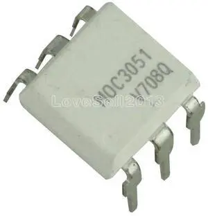 10pcs/lot MOC3051 DIP-6 OPTOCOUPLER TRIAC-OUT In Stock 10pcs/lot MOC3051 DIP-6 OPTOCOUPLER TRIAC-OUT In Stock