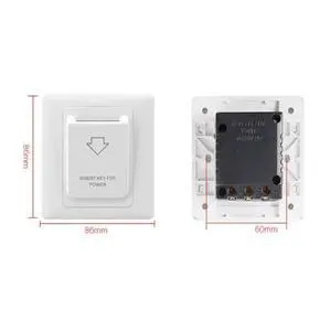 Hotel Card Insertion Power Switch 86 Type Induction Dedicated Magnetic Rod Power Switch Concealed 30A Hotel Card Insertion Power Switch 86 Type Induction Dedicated Magnetic Rod Power Switch Concealed 30A