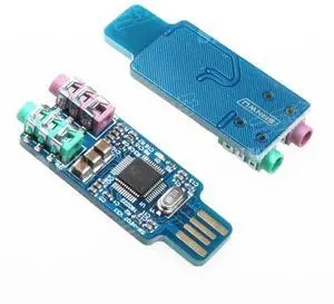CM108 USB Drive USB Soundcard Laptop Computer External Sound Card Module CM108 USB Drive USB Soundcard Laptop Computer External Sound Card Module