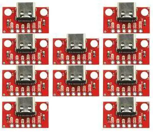 10PCS USB C Breakout Type C Connector Board 3.1 Serial Basic Female Connector USB Breakout Board Adapter 10PCS USB C Breakout Type C Connector Board 3.1 Serial Basic Female Connector USB Breakout Board Adapter