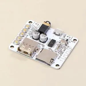 Audio Receiver Board With USB TF Card Slot Decoding Playback Preamp Output -004 5V 2.1 Stereo Music Module Audio Receiver Board With USB TF Card Slot Decoding Playback Preamp Output -004 5V 2.1 Stereo Music Module