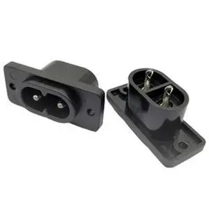 10pcs/lot AC Power Socket, IEC 320 C8 Male Firgure 8 Adapter Socket Black Overload Protection Inlet Socket AC-006 10pcs/lot AC Power Socket, IEC 320 C8 Male Firgure 8 Adapter Socket Black Overload Protection Inlet Socket AC-006