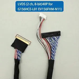 I-PEX20454-40P 2 ch 8-bit lvds cable for G156HCE-L01 EV156FHM-N11 Industrial control commercial display medical equipment I-PEX20454-40P 2 ch 8-bit lvds cable for G156HCE-L01 EV156FHM-N11 Industrial control commercial display medical equipment