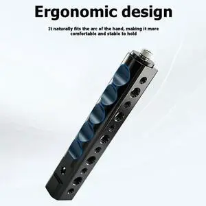 Aluminum Alloy Micro 1/4 3/8 Camera Mounting Handle Grip With Cold Shoe Extension For For Universal Mounts Aluminum Alloy Micro 1/4 3/8 Camera Mounting Handle Grip With Cold Shoe Extension For For Universal Mounts