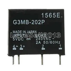 5PCS Relay Module G3MB-202P G3MB 202P DC-AC PCB SSR In 5V DC Out 240V AC 2A Solid State Relay Module For 5PCS Relay Module G3MB-202P G3MB 202P DC-AC PCB SSR In 5V DC Out 240V AC 2A Solid State Relay Module For