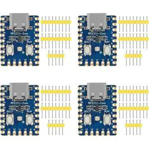 4PCS For Raspberry Pi Pico Board RP2040 TYPE-C / MICRO Dual-Core 264KB 2MB Flash Pins Are Unsoldered 4PCS For Raspberry Pi Pico Board RP2040 TYPE-C / MICRO Dual-Core 264KB 2MB Flash Pins Are Unsoldered