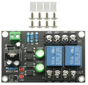 300WX2 Audio Speaker Protection Board Delay 2 channels DC Protection board for Class A Digital amplifier Board Module DC12-16V 300WX2 Audio Speaker Protection Board Delay 2 channels DC Protection board for Class A Digital amplifier Board Module DC12-16V