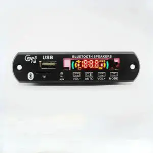 2*25W Class D Stereo Audio Digital Power Amplifier Decoder Bluetooth-Compatible DIY USB AUX Record FM Radio MP3 Player Module 2*25W Class D Stereo Audio Digital Power Amplifier Decoder Bluetooth-Compatible DIY USB AUX Record FM Radio MP3 Player Module