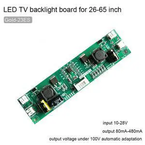 Gold-23ES Universal LED booster board for 26-65inch LED TV screen 10-25v input 80mA-480mA output Gold-23ES Universal LED booster board for 26-65inch LED TV screen 10-25v input 80mA-480mA output