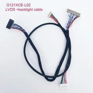 G121XCE-L02 lvds cable + LED backlght cable 20P 1ch 8-bit for industrial PC G121XCE-L02 lvds cable + LED backlght cable 20P 1ch 8-bit for industrial PC