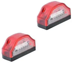 Easy Install LED License Plate Light-Weather Resistant Design For Heavy Duty Trucks& Trailers, 1 Pair Included Easy Install LED License Plate Light-Weather Resistant Design For Heavy Duty Trucks& Trailers, 1 Pair Included