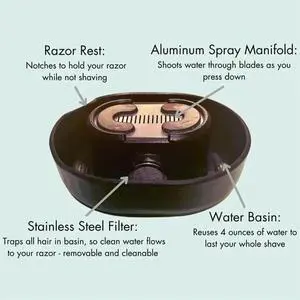 For Most Head Razors Razor Rinser Cleaner Efficiently Save Water Shaving Razor Rinser No Batteries Shaver Rack For Most Head Razors Razor Rinser Cleaner Efficiently Save Water Shaving Razor Rinser No Batteries Shaver Rack