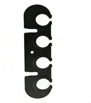Heavy Duty Carbon Steel Mics Holder With 4 Slots For Multiple Microphones Organization Heavy Duty Carbon Steel Mics Holder With 4 Slots For Multiple Microphones Organization