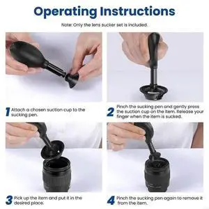 Vacuum Suction Pen with 7pcs Sucker (12/15/20/25/30/35/40mm) for LCD Screens Vacuum Suction Pen with 7pcs Sucker (12/15/20/25/30/35/40mm) for LCD Screens