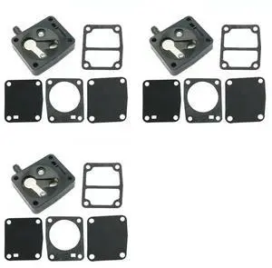 3X Fuel Pump Repair Kit For Outboard 2-Stroke 9.91520256L2/ 6L3 Series Replace 682-24412-01 3X Fuel Pump Repair Kit For Outboard 2-Stroke 9.91520256L2/ 6L3 Series Replace 682-24412-01