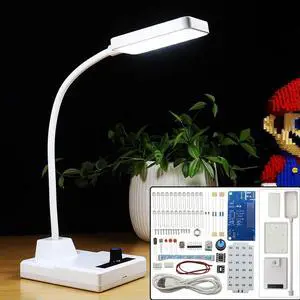 diy electronic kit NE555 LED table Lamp dimmer light PWM circuit assemble Soldering practice(USB cable power supply diy electronic kit NE555 LED table Lamp dimmer light PWM circuit assemble Soldering practice(USB cable power supply